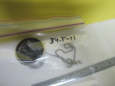 MICROSCOPE PART EYEPIECE JAPAN SWF 10X-F + CHAIN OPTICS BIN#34-T-11