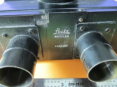 MICROSCOPE DIALUX LEITZ GERMANY TRINOCULAR HEAD AS PICTURED BIN#36