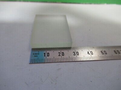 OPTICAL FROSTED GLASS BLOCK, one side polished pl-pl OPTICS AS PICTURED Z1-A-103