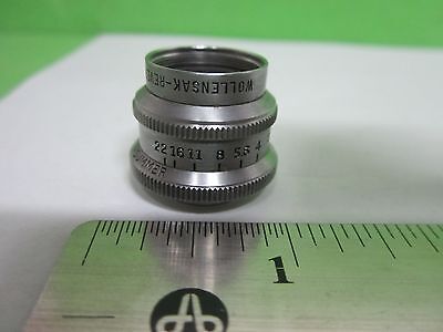 OPTICAL LENS WOLLENSAK REVERE OBJECTIVE OPTICS AS IS BIN#65-39