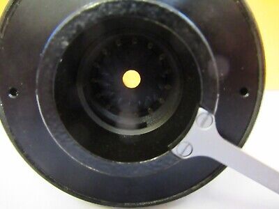 LEITZ WETZLAR SM-LUX CONDENSER IRIS MICROSCOPE PART OPTICS AS PICTURED &4T-A-50