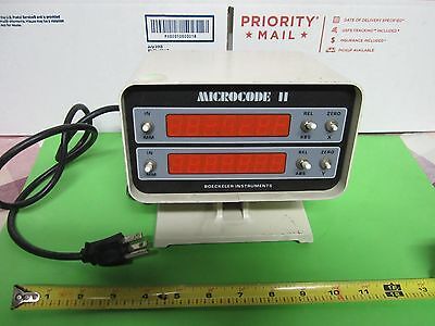 MICROCODE II BOECKELER 2-MT READER DISPLAY for POSITIONING SCOPE OPTICS BIN#61