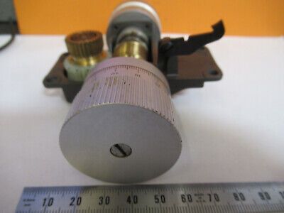 LEITZ GERMANY SM-LUX KNOBS MECHANISH MICROSCOPE PART AS PICTURED R5-A-50