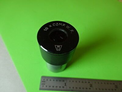 MICROSCOPE PART EYEPIECE OCULAR REICHERT AUSTRIA 10X COMP OPTICS AS IS #L5-B-23