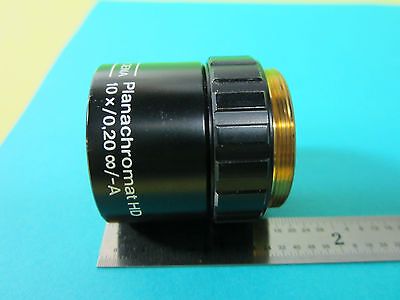 MICROSCOPE OBJECTIVE AUS JENA GERMANY EPI 10X INFINITY CORRECTED OPTICS BN#B3-10