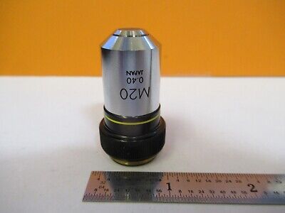 OLYMPUS JAPAN OBJECTIVE M20 OPTICS MICROSCOPE PART AS PICTURED &H8-C-25