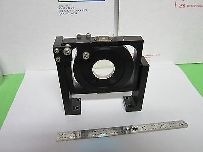 OPTICAL NEWPORT MOUNTED FILTER LENS ?? WEIRD OPTICS AS IS ?? BIN#G2-08