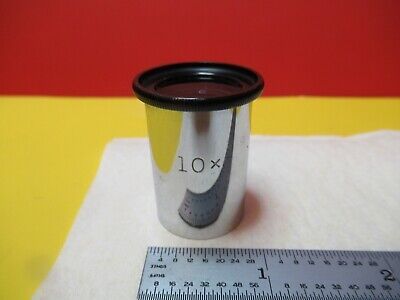 MITUTOYO 10X OCULAR EYEPIECE MICROSCOPE PART OPTICS AS PICTURED &16-C-58