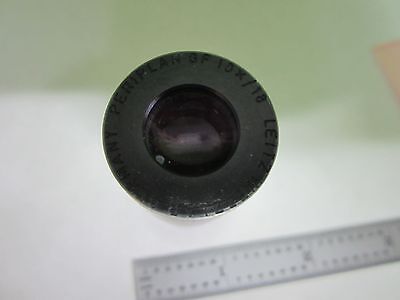 MICROSCOPE PART EYEPIECE GF 10X/18 LEITZ GERMANY OPTICS AS IS BIN#K7-F-11