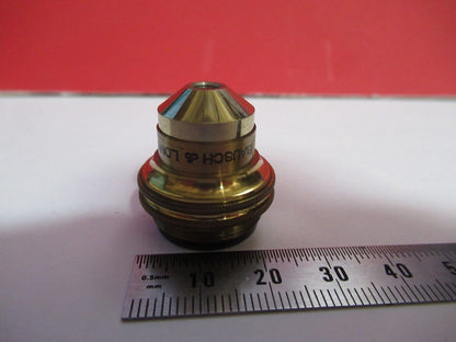 ANTIQUE BRASS BAUSCH LOMB 16mm OBJECTIVE MICROSCOPE PART AS PICTURED Q2-42