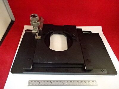 MICROSCOPE PART WILD HEERBRUGG SWISS M20 STAGE TABLE MICROMETER AS IS #64-A-03