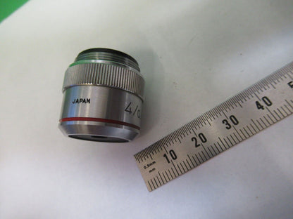 EPOI NIKON JAPAN OBJECTIVE 4X LENS MICROSCOPE PART AS PICTURED F4-B-06