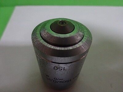 MICROSCOPE PART REICHERT POLYVAR OBJECTIVE DIC APO IK 150X OPTICS AS IS #AI-22