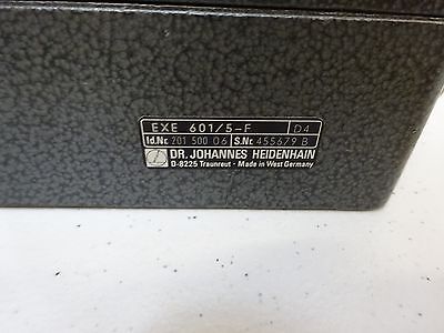 MICROSCOPE PART HEIDENHAIN EXE 601/5-F POSITIONING [dirty cable] AS IS BN#TA-1-3