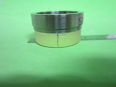 OPTICAL BI CONVEX LENS MIL SPEC LASER OPTICS some scratches] rare glass BN#40-79