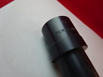 BAUSCH LOMB EYEPIECE 10X OPTICAL MICROSCOPE PART PRECISION OPTICS AS IS #Q3-A-46