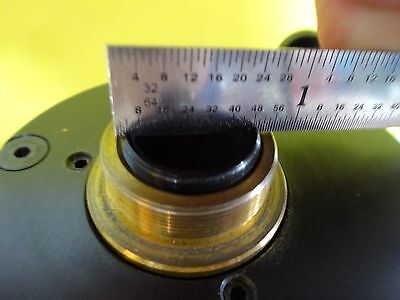 MICROSCOPE PART HIGH END ROTABLE OBJECTIVE POLARIZER POL OPTICS AS IS BIN#X4-08