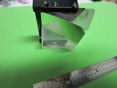 OPTICAL MICROSCOPE PART PRISM NIKON JAPAN OPTICS BIN #4V xv iii