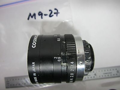 MICROSCOPE PART CAMERA ZOOM LENS COSMICAR JAPAN OPTICS AS IS BIN#M9-27