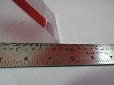 OPTICAL GLASS PRISM OPTICS AS IS &51-A-04