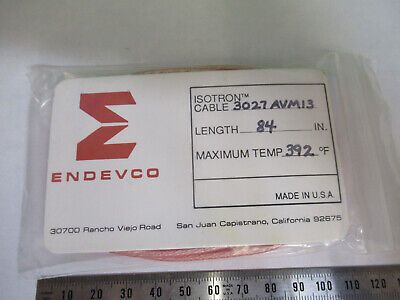 ENDEVCO CABLE TRIAXIAL EXTENTION CABLE for accelerometer  AS PICTURED &7-DT-A9-4