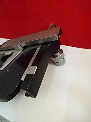 LEITZ GERMANY STAGE TABLE MICROMETER MICROSCOPE PART SM-LUX AS PICTURED &86-70