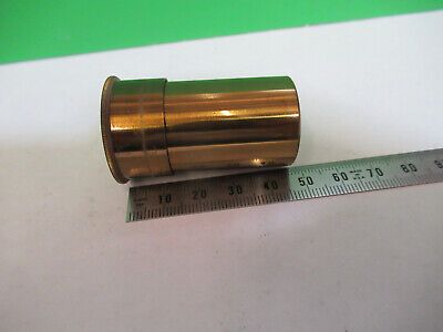 ANTIQUE ernst leitz BRASS CAN 1/12 OBJECTIVE MICROSCOPE PART AS PICTURED Q9-A-43