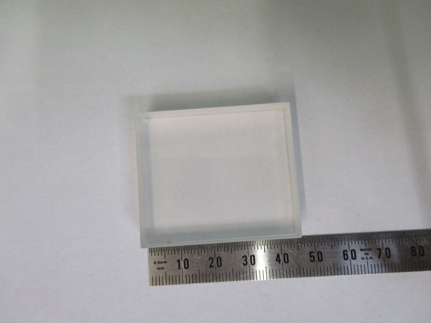 OPTICAL UNCOATED CONCAVE GLASS MIRROR BLANK OPTICS AS PICTURED &W5-B-77