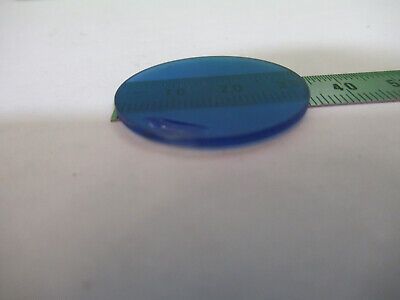 WILD HEERBRUGG SWISS BLUE GLASS FILTER MICROSCOPE PART AS PICTURED &A9-B-34