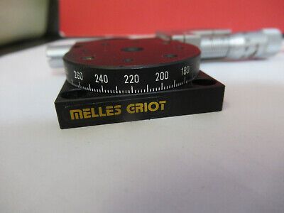 PI PHYSIK INSTRUMENTE OPTICAL POSITIONING MELLES GRIOT ROTATE LASER OPTICS 4B-01