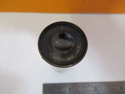 ANTIQUE CARL ZEISS EYEPIECE "2" OPTICS MICROSCOPE PART AS PICTURED &8M-A-67