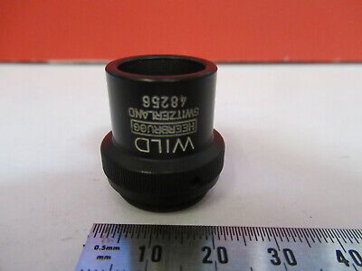 WILD HEERBRUGG SWISS OBJECTIVE 4X OPTICS MICROSCOPE PART AS PICTURED &87-FT-56