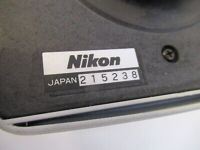 FOR PARTS NIKON JAPAN ECLIPSE HEAD BINOCULAR MICROSCOPE PART AS PICTURED W2-B-28