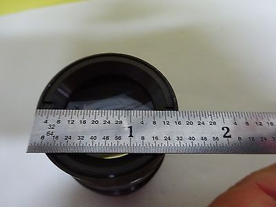 MICROSCOPE PART LENS ASSEMBLY BRASS MOUNTED  OPTICS #X1-56