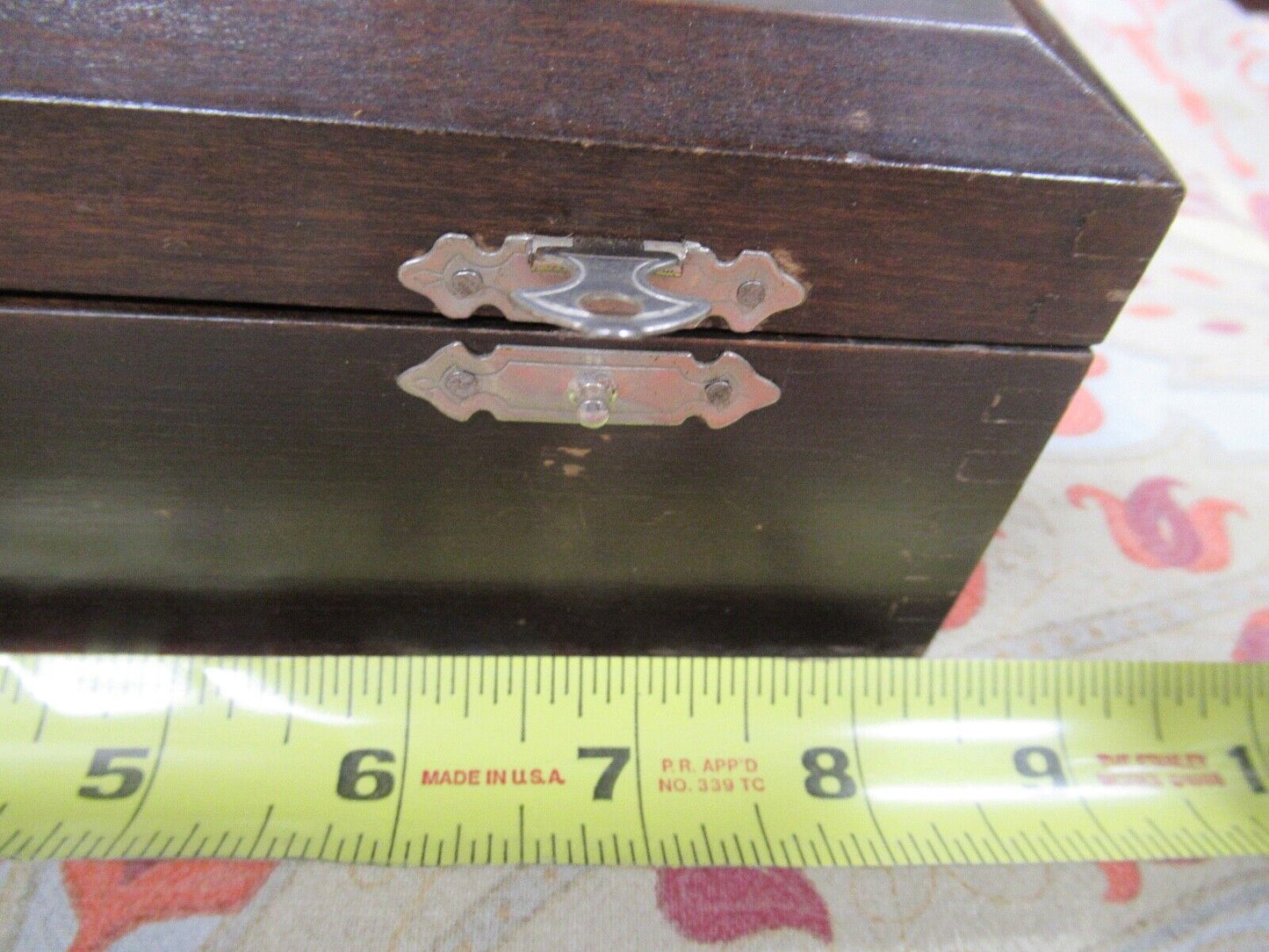 ANTIQUE WOOD CABINET EMPTY SPENCER POL ACCESSORIES BOX MICROSCOPE PART LOBBY