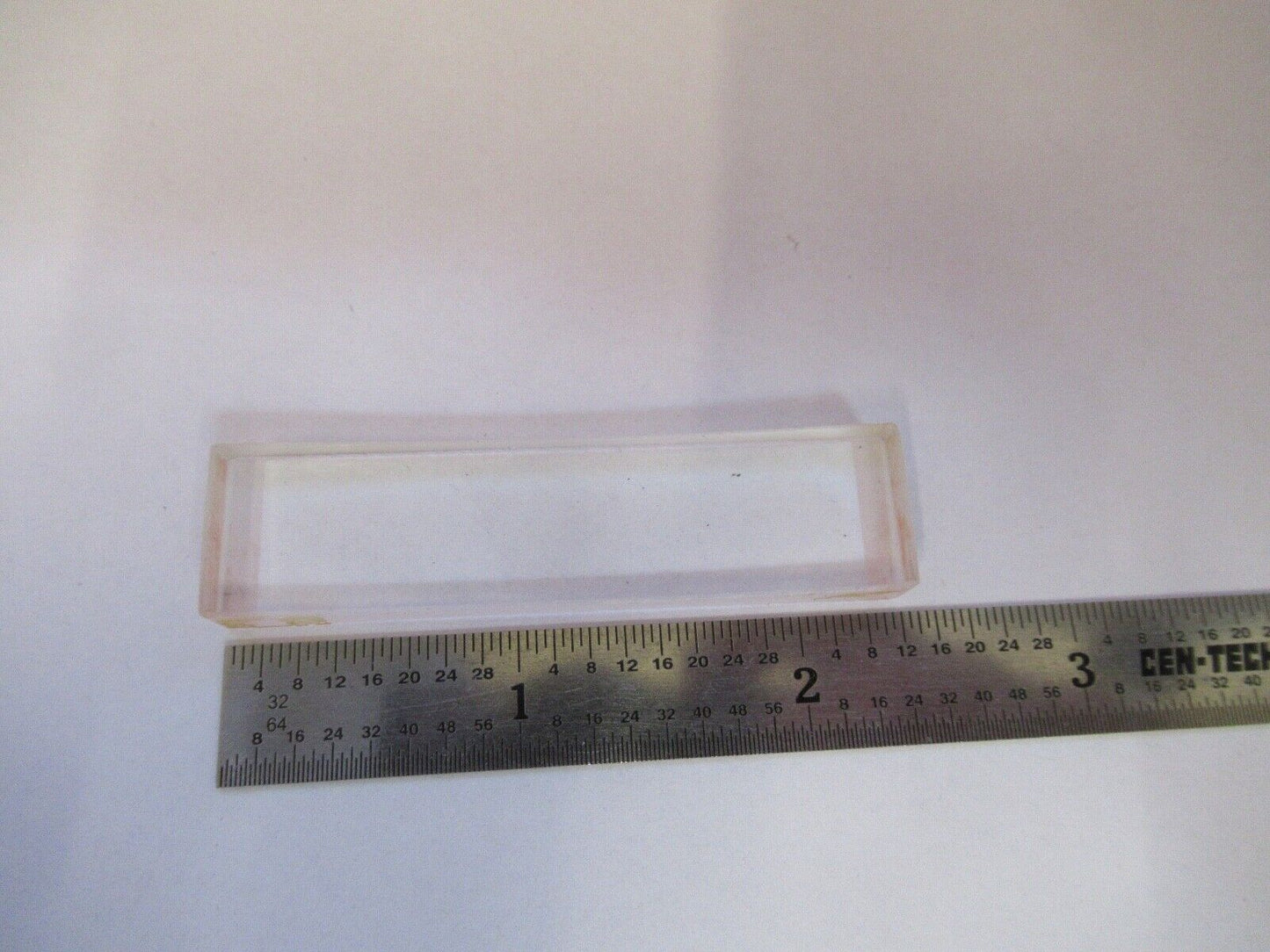 OPTICAL GLASS RECTANGULAR LENS BI CC CONCAVE OPTICS AS PICTURED &3-FT-X47