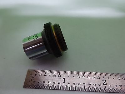 FOR PARTS MICROSCOPE OLYMPUS M10 OBJECTIVE  JAPAN OPTICS BIN#K1-M-27