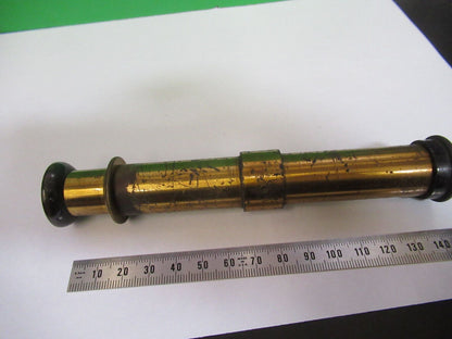 ANTIQUE BRASS TELESCOPE UNKNOWN COLLIMATOR SCOPE PART AS PICTURED Z6-A-04