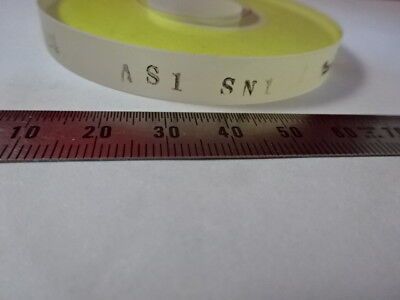 COHERENT OPTICAL FLAT FUSED SILICA 3" DIA DICHROIC MIRROR DONUT OPTICS &6-A-29A