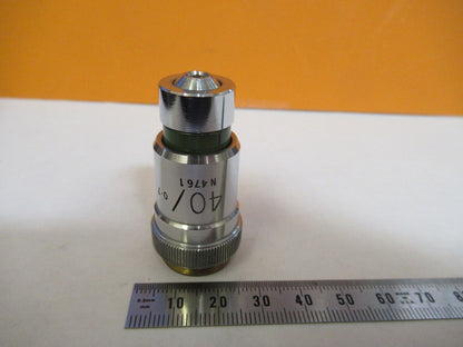 VICKERS ENGLAND 40X OBJECTIVE LENS OPTICS MICROSCOPE PART AS PICTURED &1-DT-24