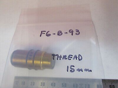 ANTIQUE BRASS SEIBERT GERMANY OBJECTIVE "O" MICROSCOPE PART AS PICTURED #F6-B-93