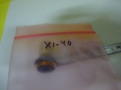 MICROSCOPE PART OBJECTIVE OLYMPUS C 20X  OPTICS #X1-40