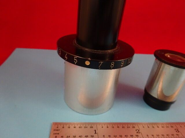 LEITZ WETZLAR GERMANY CAMERA ADAPTER + OCULAR MICROSCOPE PART OPTICS &R3-A-08