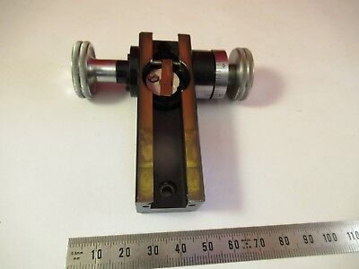 LEITZ WETZLAR GERMANY POL STAGE MICROMETER MICROSCOPE PART AS PICTURED &FT-4-63