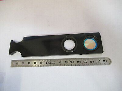 SLIDE FILTER DICHROIC MICROSCOPE PART OPTICS AS PICTURED #B3-B-30