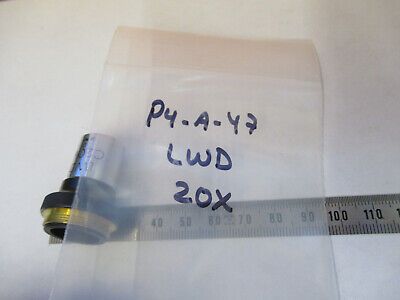 OLYMPUS JAPAN OBJECTIVE LWD C20X RARE MICROSCOPE PART AS PICTURED &P4-A-47