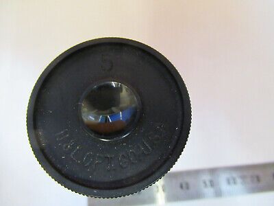 ANTIQUE BAUSCH LOMB POL EYEPIECE 5X OPTICS MICROSCOPE PART AS PICTURED #P4-B-64