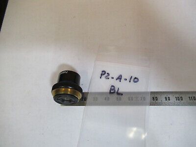 BAUSCH LOMB 4X OBJECTIVE 748007 LENS OPTICS MICROSCOPE PART AS PICTURED &P2-A-10