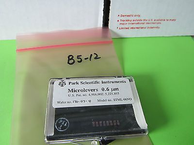 OPTICAL MICROLEVERS 0.6 MICRONS UM PARK SCIENTIFIC LASER OPTICS BIN#B5-12