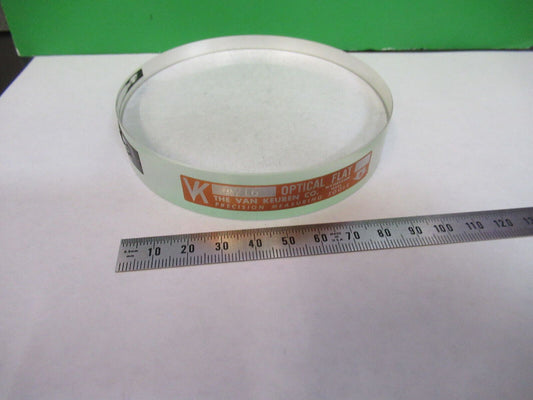 FOR PARTS OR REPAIR OPTICAL FLAT SUBSTRATE FUSED SILICA 4" PICTURED G3-FT-96